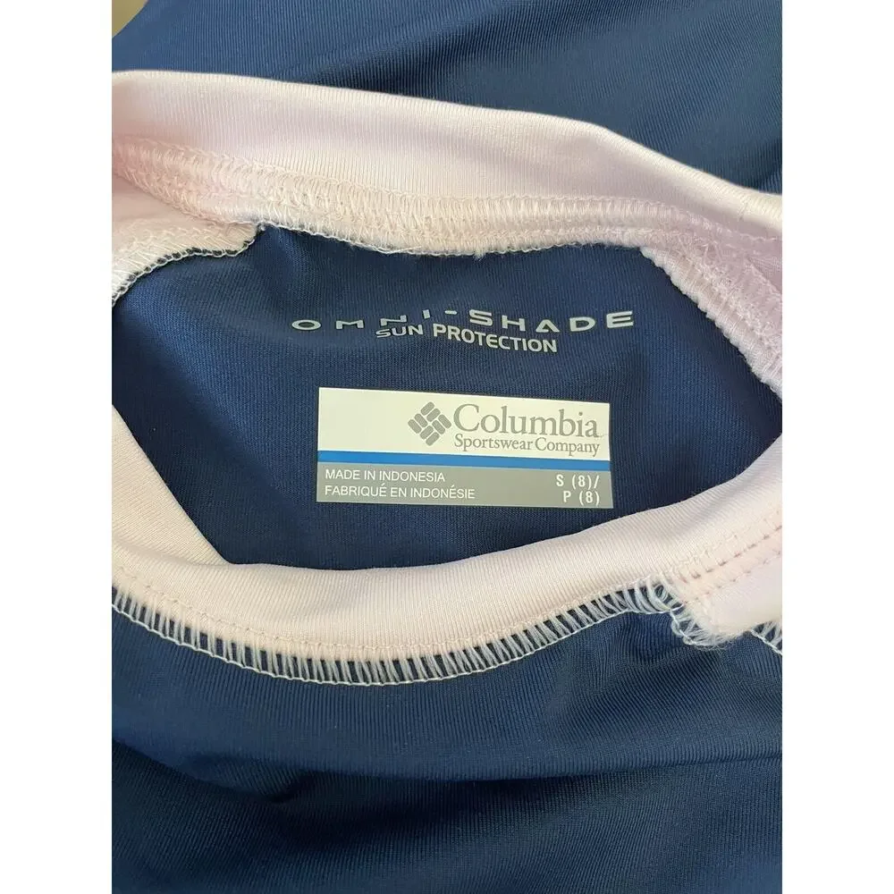 Columbia Omni Shade Sun Protection UPF 50 Long Sleeve Rash Guard Youth Size S 8